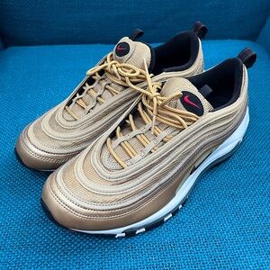 Men's Nike Air Max 97 OG Gold Sneakers Size 9.5